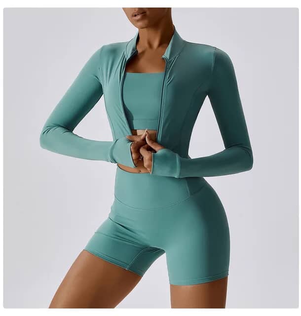 Conjunto Esportivo Feminino 3 Peças – Estilo, Conforto e Performance