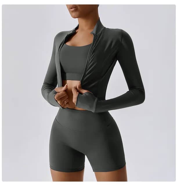 Conjunto Esportivo Feminino 3 Peças – Estilo, Conforto e Performance